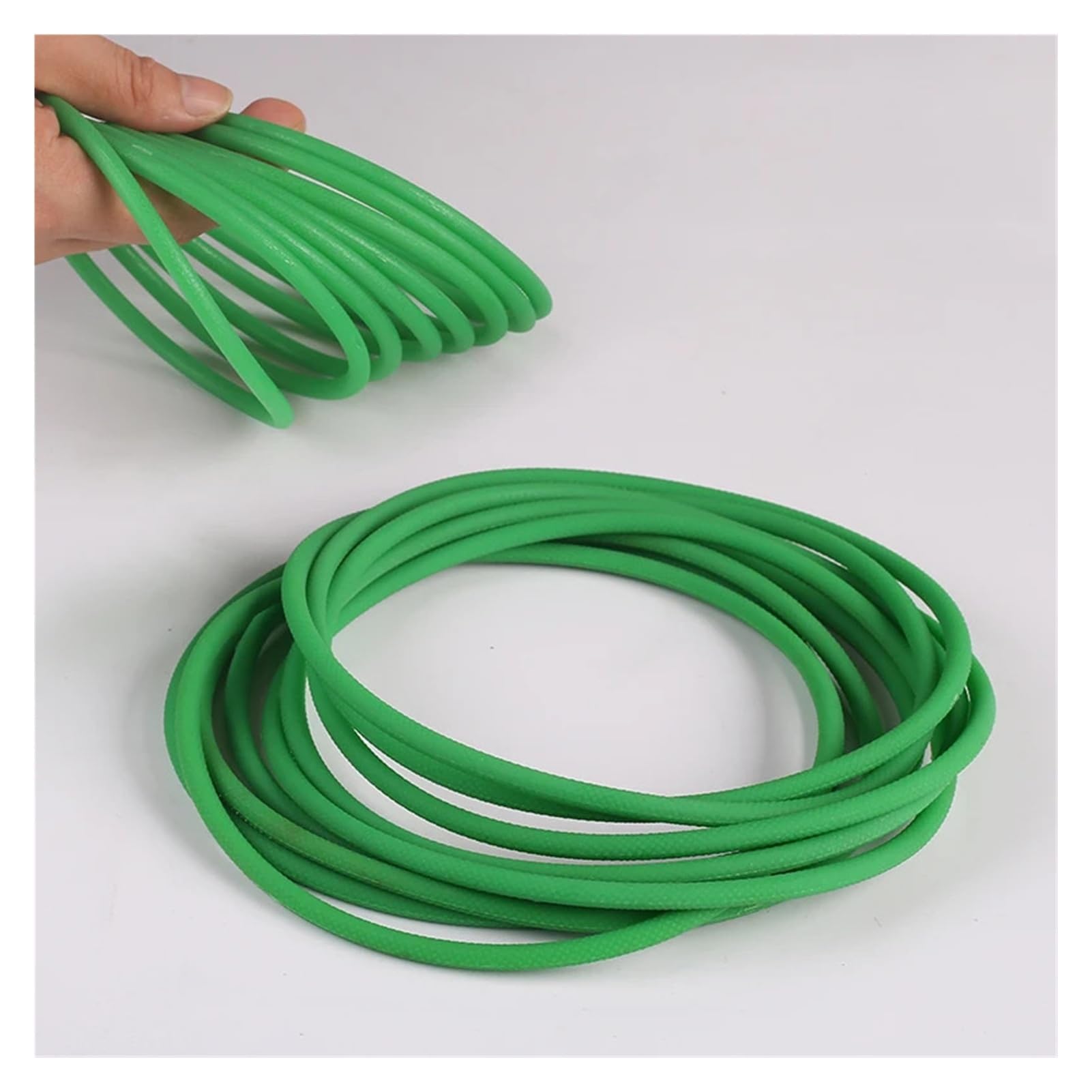 Grünes Polyurethan-Förderband | 1M-20M Durchmesser 1,5/2/2,5/3/3,5/4/5/6/7/8/9/10/12/15/18 mm(5mm,20 Meter)