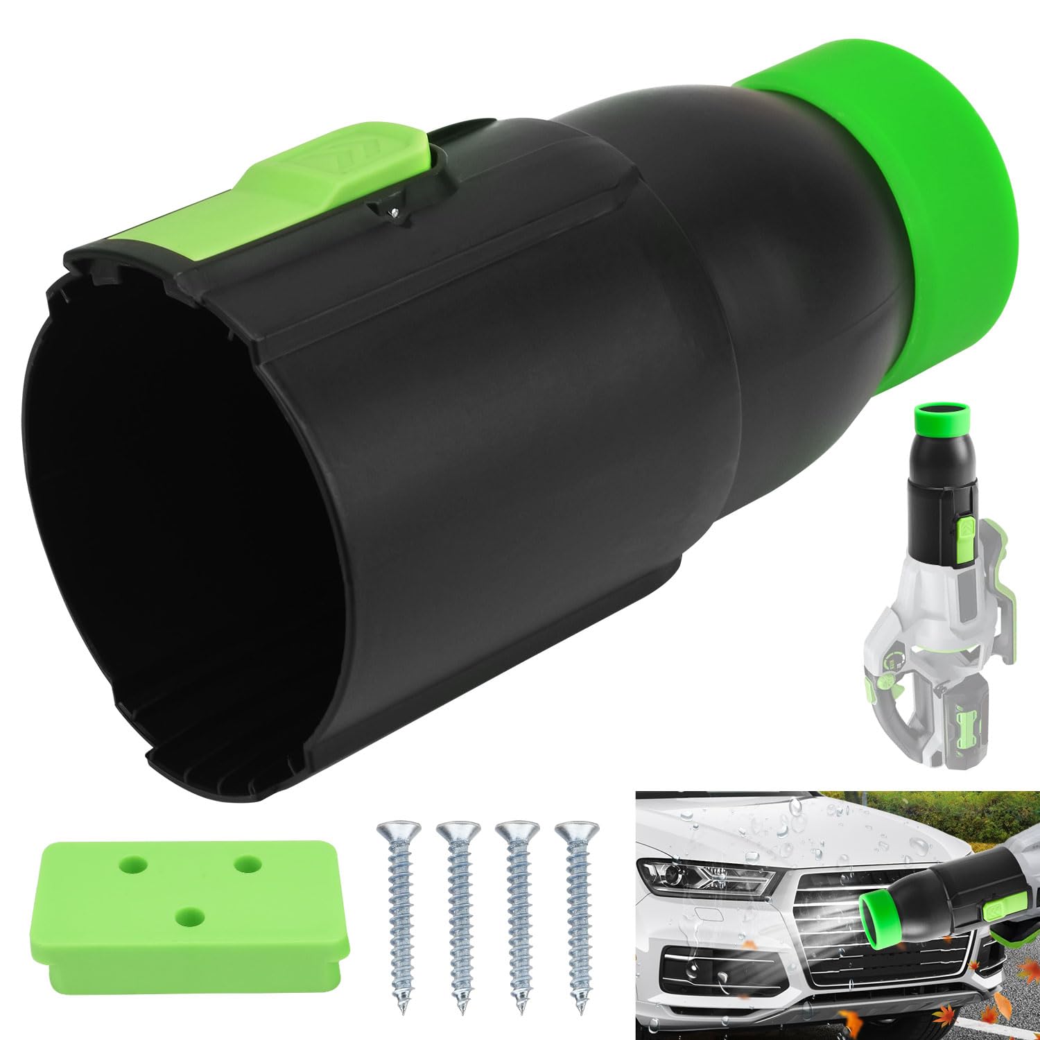AST2000 - Accesorio de Tubo Corto para soplador de Mano Ego LB5300/LB5750/LB5800/LB6500/LB6510/LB6700/LB7650, Compatible con Boquilla cónica AN7650R y Boquilla de extensión AN7650S, 7.5 Pulgadas de
