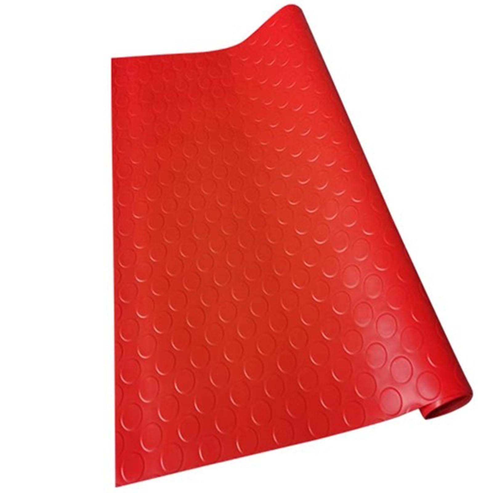 mata pod samochód, Rolka maty do warsztatu garażowego Van Gym wodood(Red,1.2x3.5m/3.9x11.5ft)
