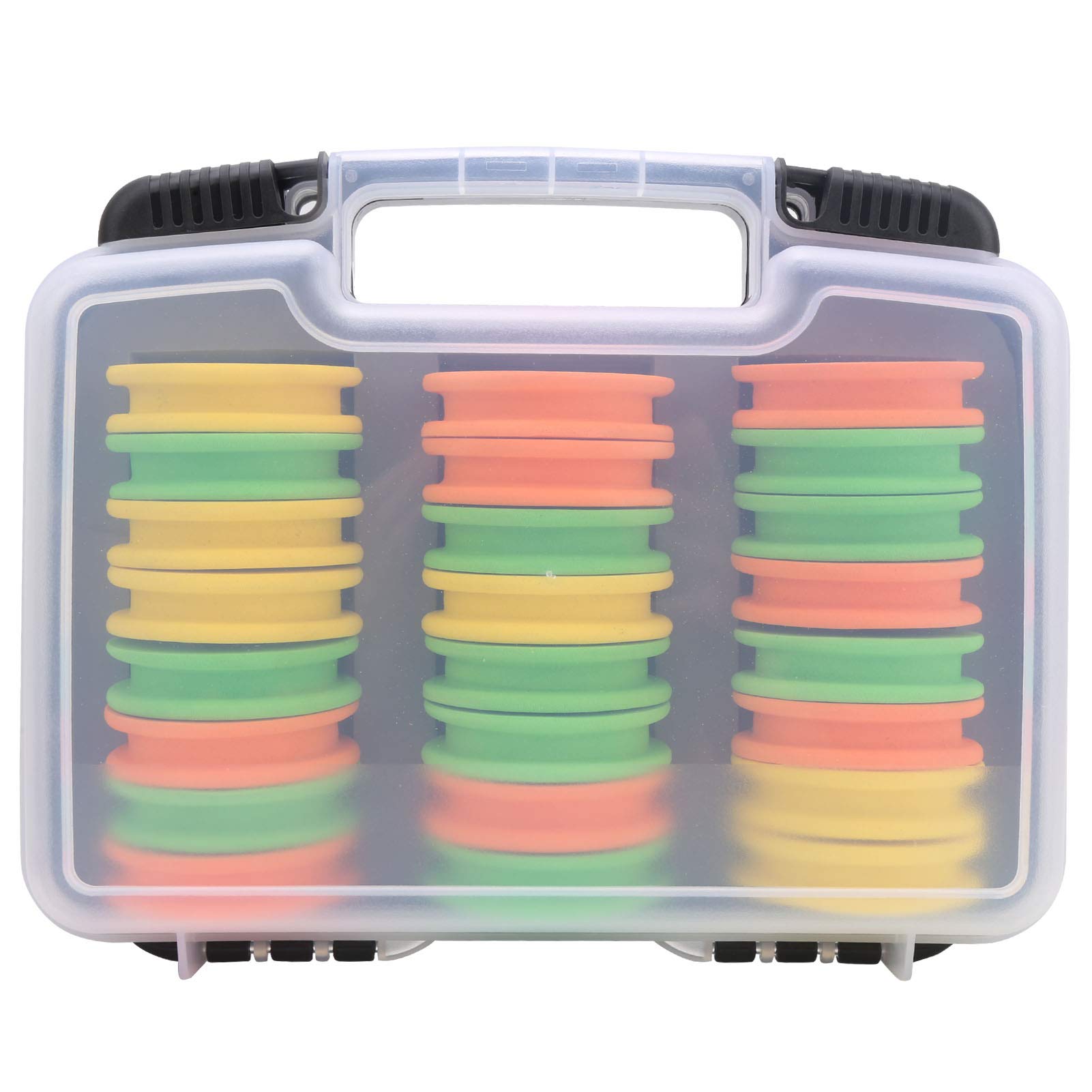 10pcs di Grandi Dimensioni Pesca E Rigging Schiuma Bobine Combo Per Linea Leader Storage Accessori Colore Casuale