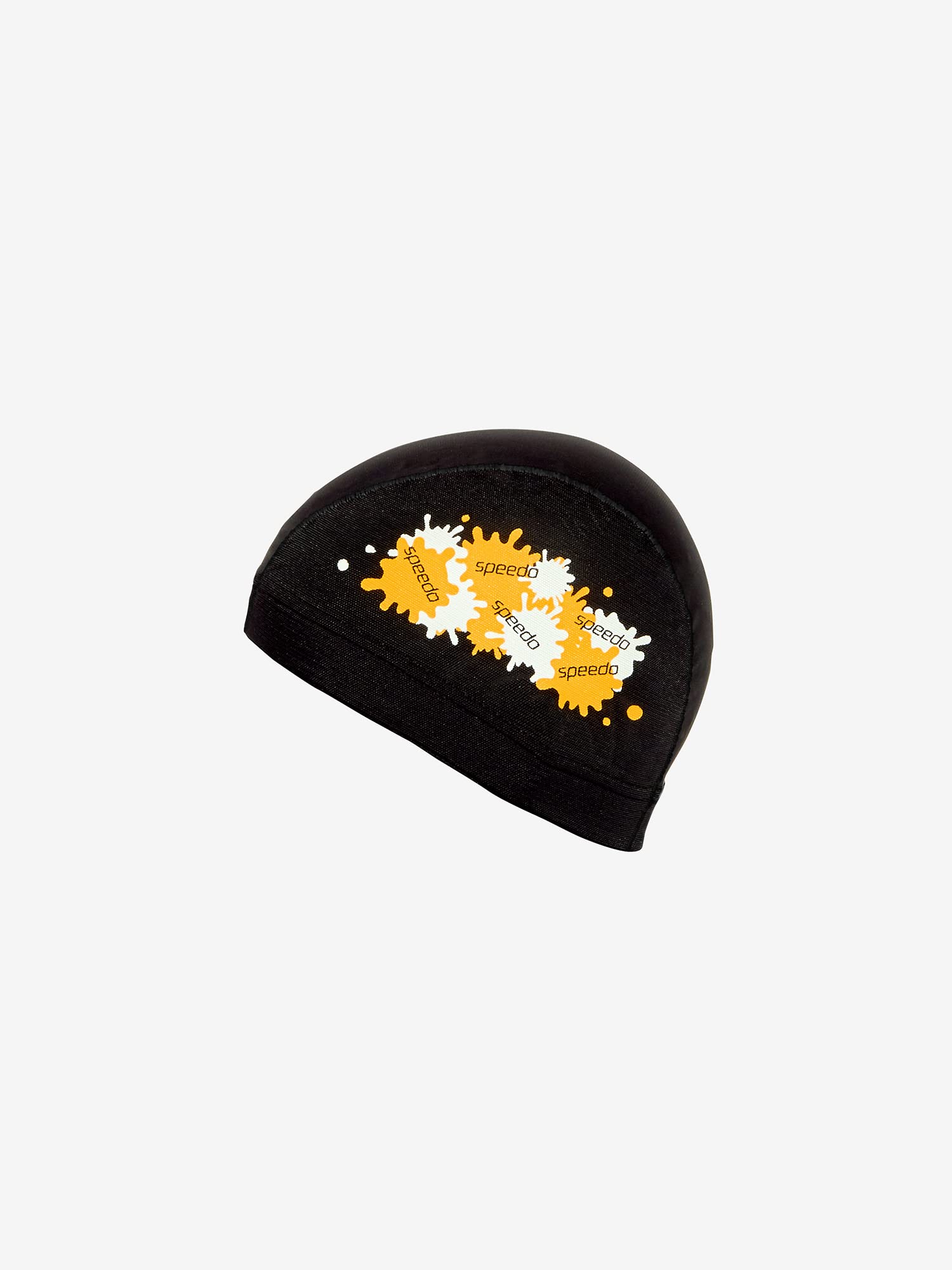 Speedo SE12358 Swim Cap, Water Paint Mesh Cap, Mango, Large