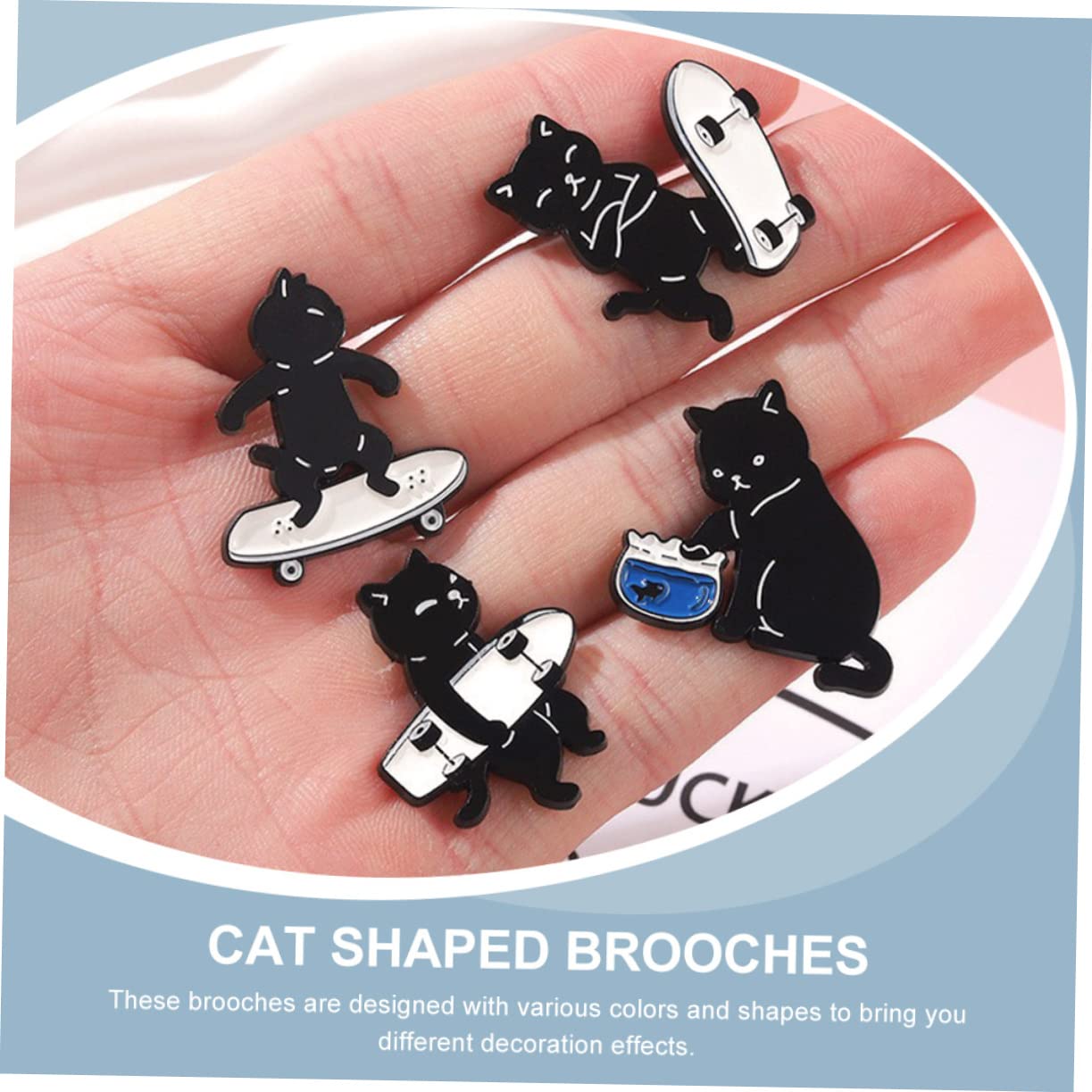 COHEALI 32piezas Broches De Gato Pines Decorativos Para Ropa y Accesorios Diseño Para Ocasiones Especiales
