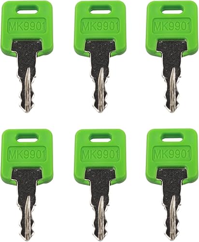 Miniatura 4 de RV Key MK9901 6601 Juego de repuesto para llave de recreativo, paquete de 12, verde, bloqueo de teclado