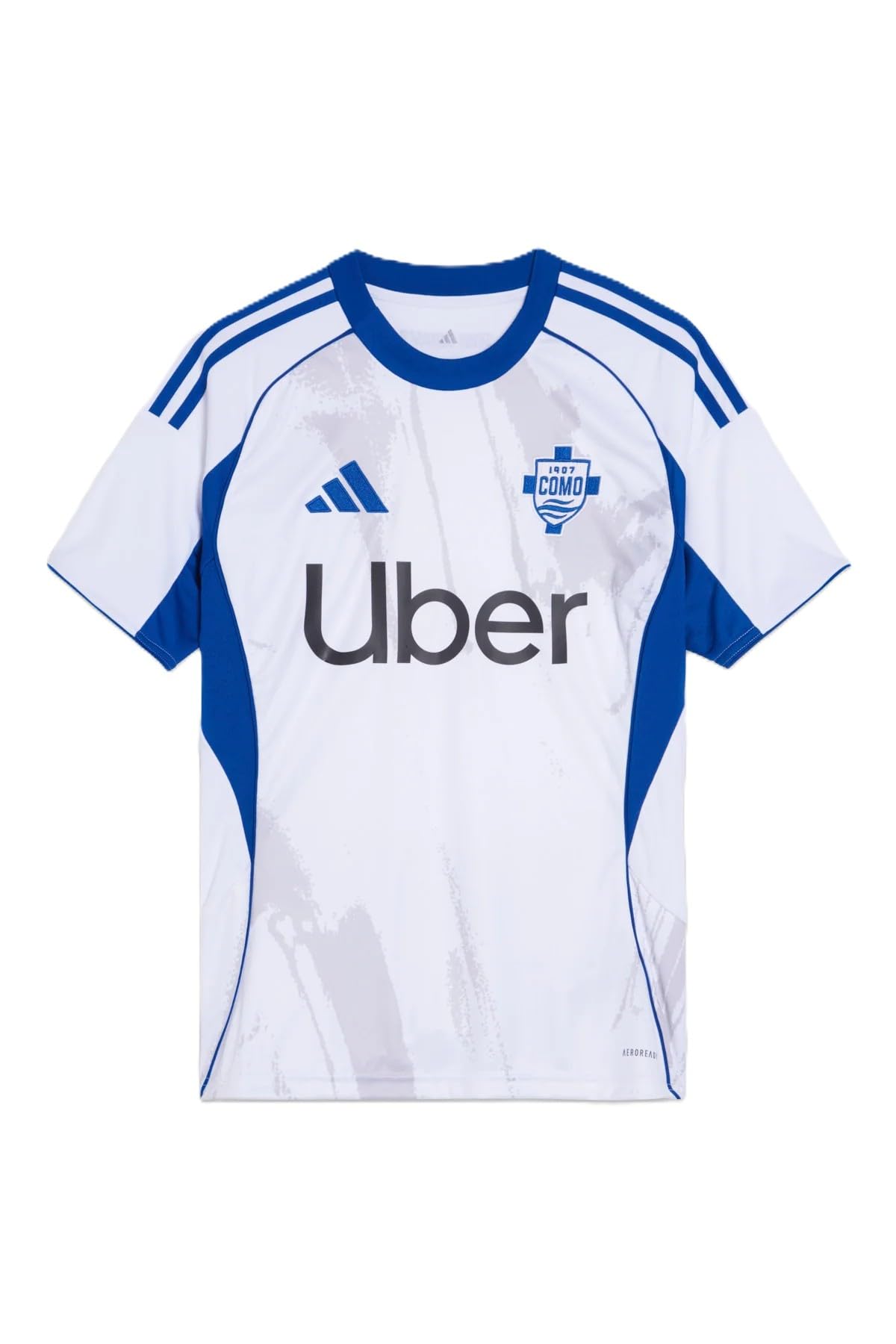 COMO 1907 Maglia Gara Ufficiale Stagione 2025/26. Jersey Calcio Traspirante con Design Ispirato al Lago di Como. Prodotto Originale con Stemma Club. - 1