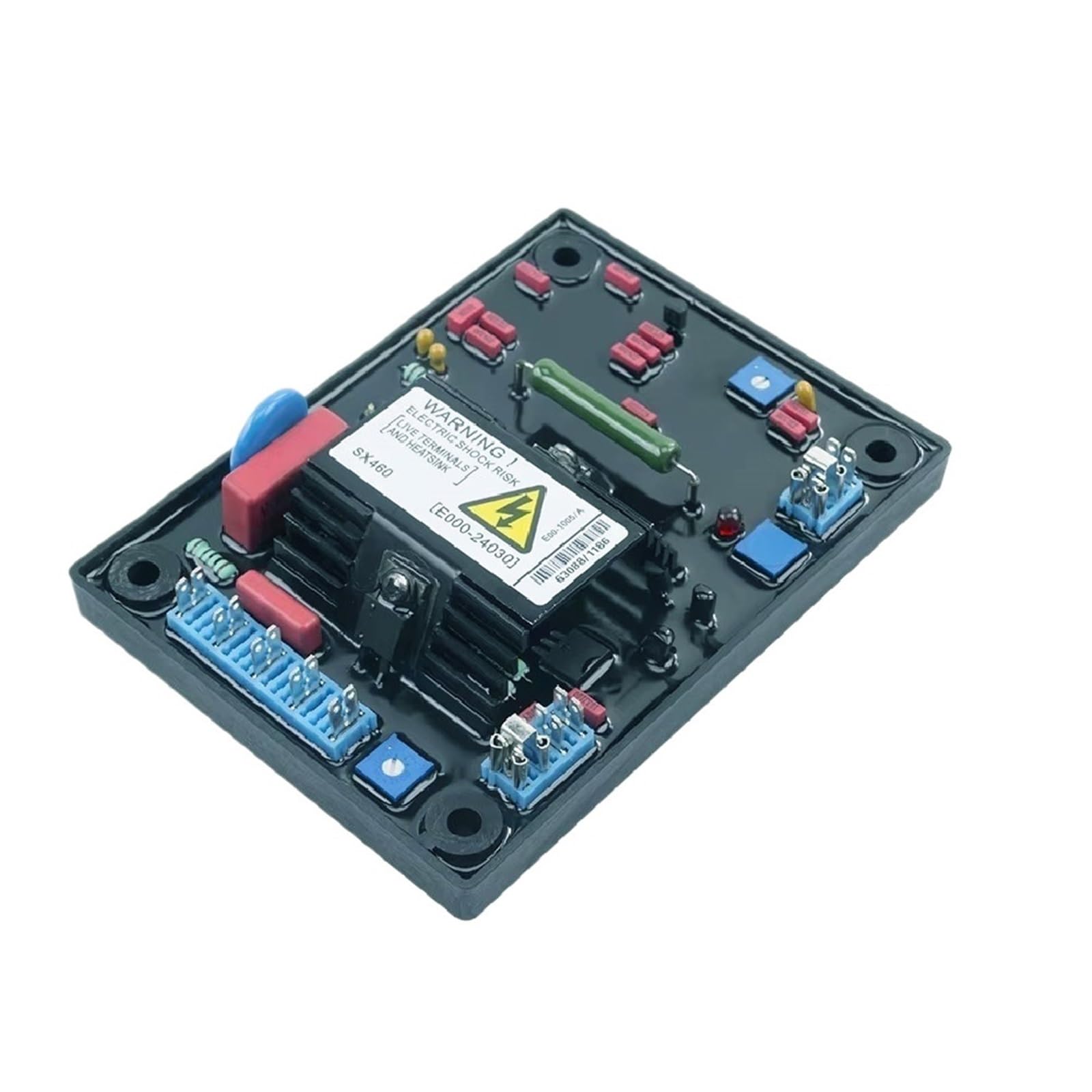 SX460 AVR Generator Automatic Voltage Regulator Stabilizer 100KW Alternator Adjustment Module 1Pcs(Red SX460)