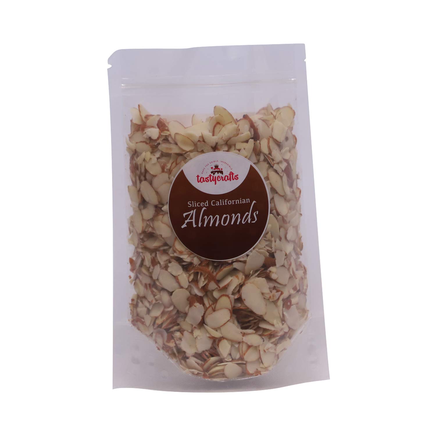 Encrust Ventures Tastycrafts Sliced Californian Almonds Chips | Badam | Dry Fruit For Cakes and Sweets Decor | Almond Flakes for Food Garnishing - 200 gm (B08HVXNY4C) Amazon Price History, Amazon Price Tracker