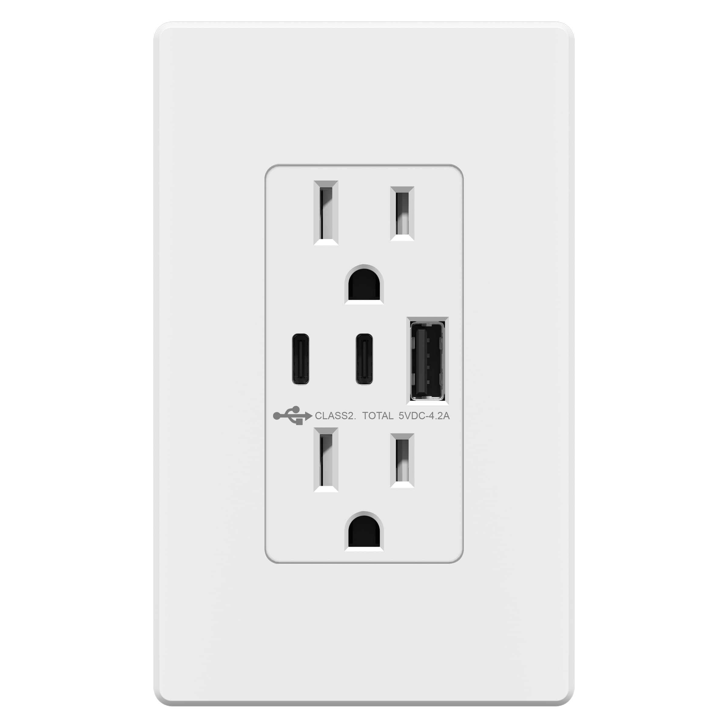 TOPGREENER USB Outlet - Charge 3 Devices! -27