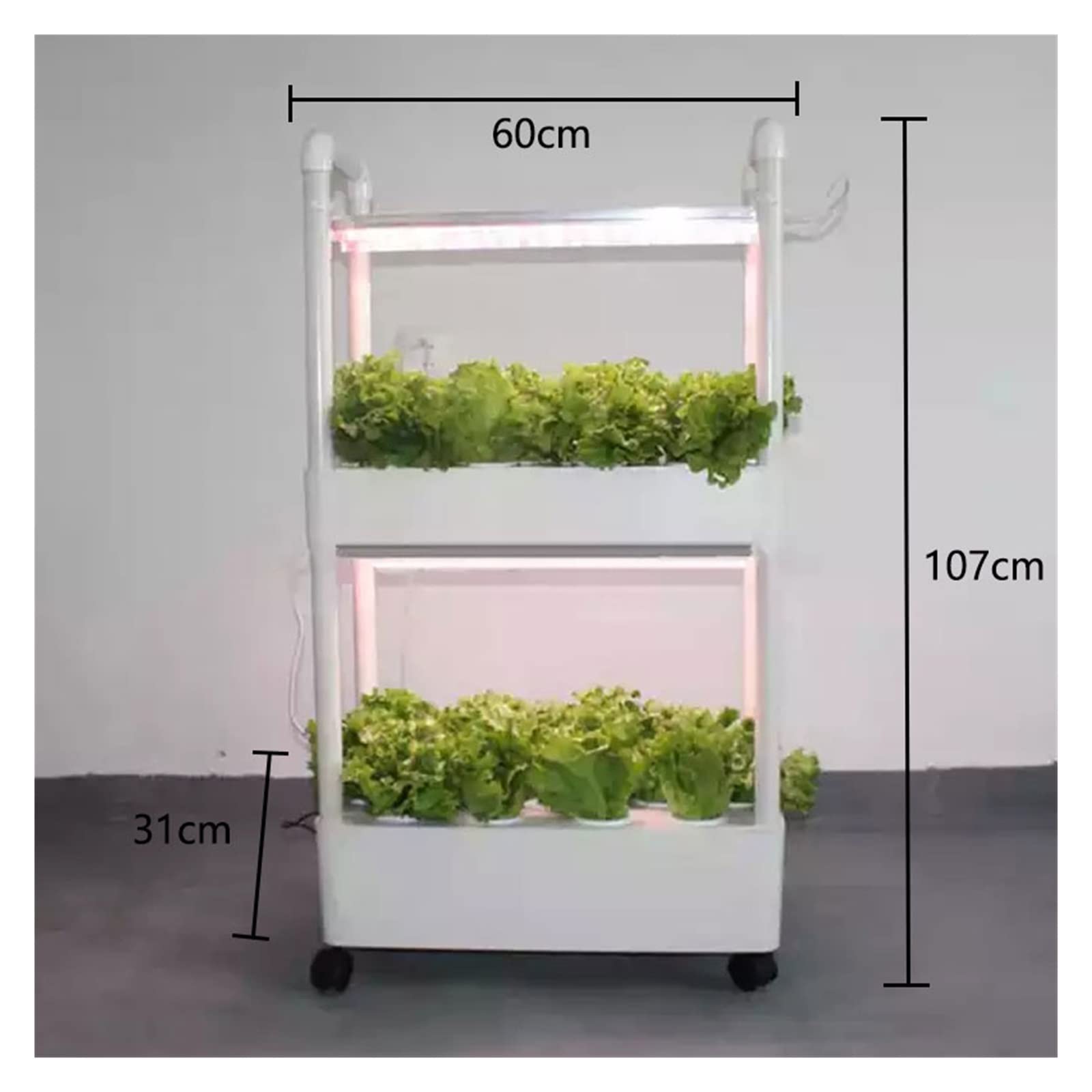 Sistema de cultivo hidropónico Kit de jardín vertical de hierbas inteligentes para interiores Jardinera con luces de cultivo LED automáticas para cocina casera, kits y sistemas de cultivo hidropónic
