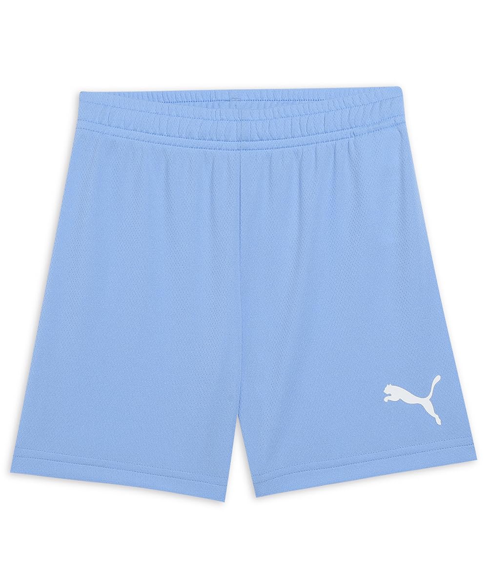 PUMA Jungen Teamrise Jr Shorts, Pfeffergrün-puma-weiß, 128 EU