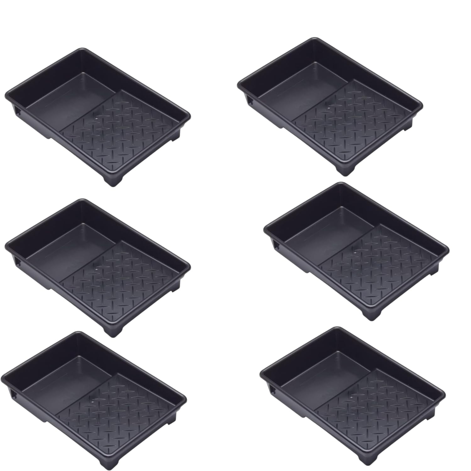 Superpetstoreuk247 Pack Of 6 9 Inch Professional Plastic Roller Trays Decorators Painting Paint Tray
