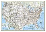 National Geographic: United States Classic Wall Map (43.5 x 30.5 inches) (National Geographic...