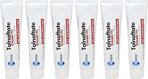 6 Pack Tolnaftate Crema USP 1 Antifúngica Comparar con Tinactin Total 6 OZ