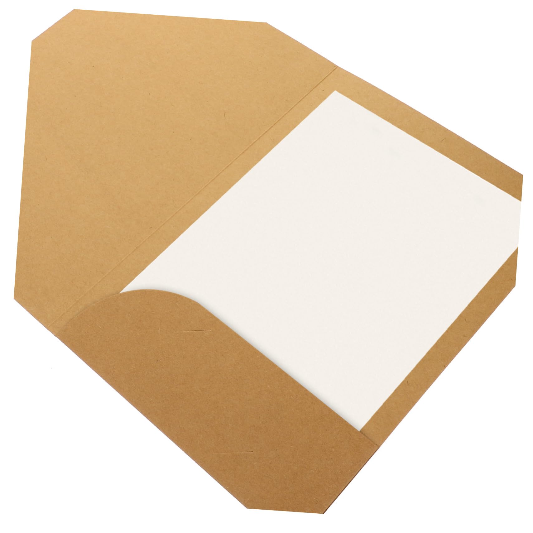 NUOBESTY Fächermappen A4 aus Kraftpapier 20 Stück Präsentationsmappen für Belege und Angebote Verschleißfest Papier Ordentlich im Büro