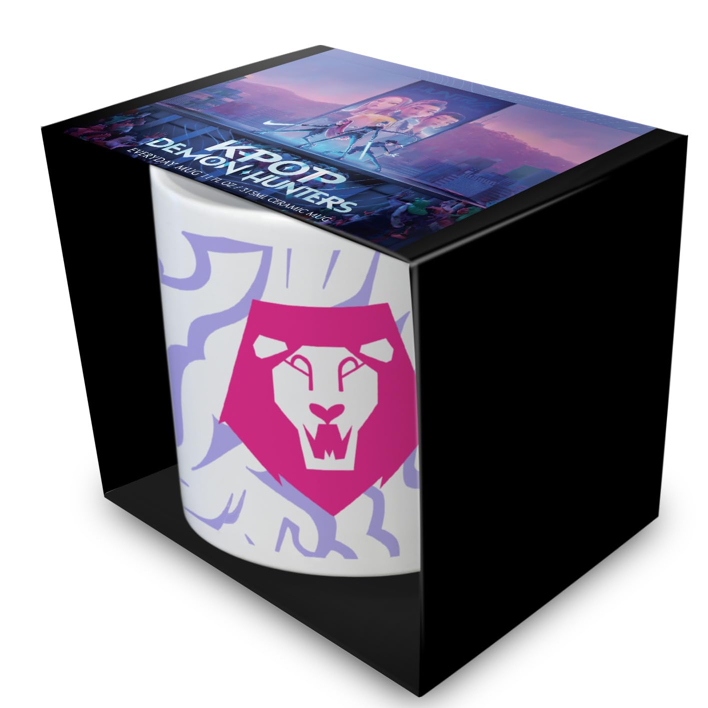 Netflix K-Pop Demon Hunters (Saja Boys Logo) White Pod Mug
