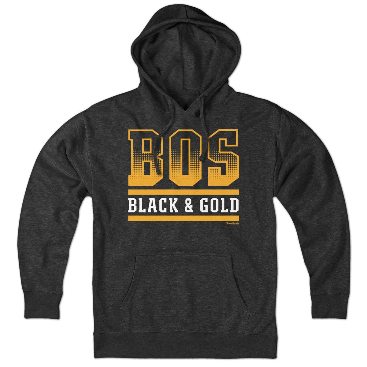 Chowdaheadz BOS Black & Gold Hoodie