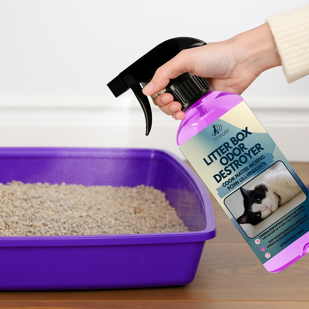 Zooflair Cat Litter Deodorizer Spray 500 ML β Odor Eliminating Spray for Litter Boxes, Safe for Cats, Fresh Scent Formula 4