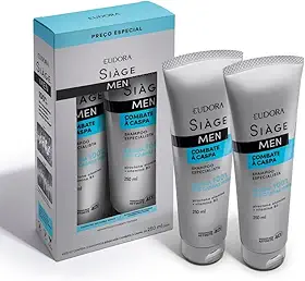Eudora Siàge Men Kit Shampoo Combate à Caspa 250ml (2 itens)