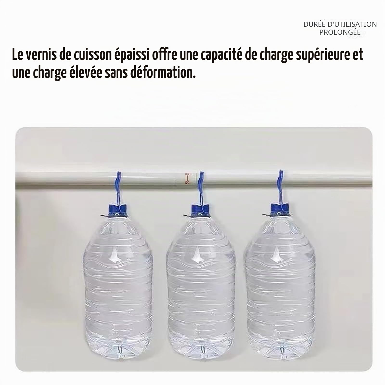 Cadre de lit rétractable – Tente universelle pour lit superposé pour 4 poteaux d'angle, support de moustiquaire, idéal pour les dortoirs d'étudiants, installation et soutien faciles