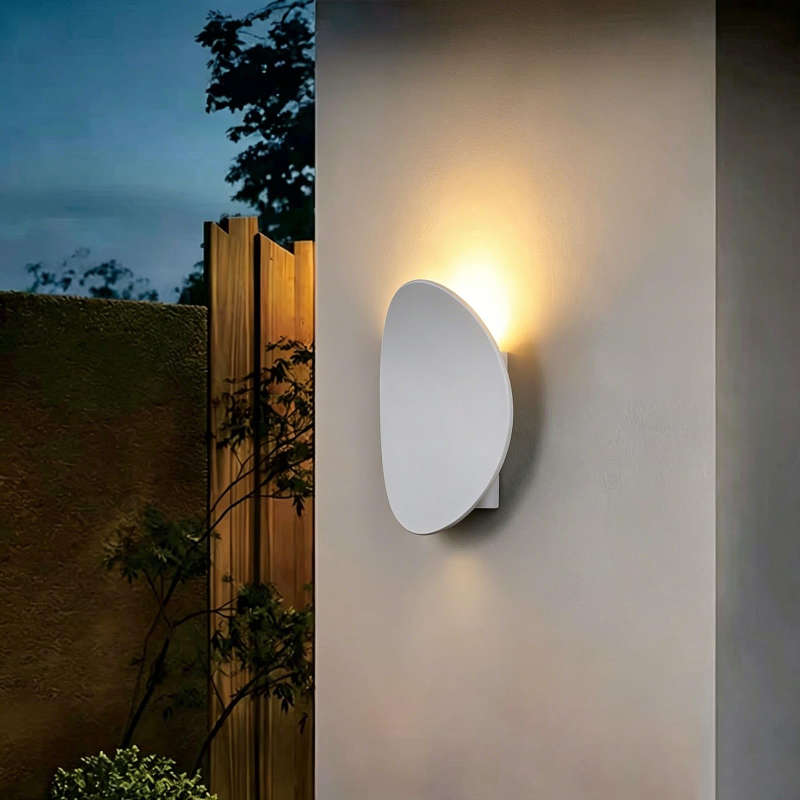 SDUYTDG ﻿Waterproof Exterior Lighting Fixtures for Porch, Garage, Patio 3000K Matte Black Outdoor Wall Mount Lamp Aluminum Outdoor Wall Sconce