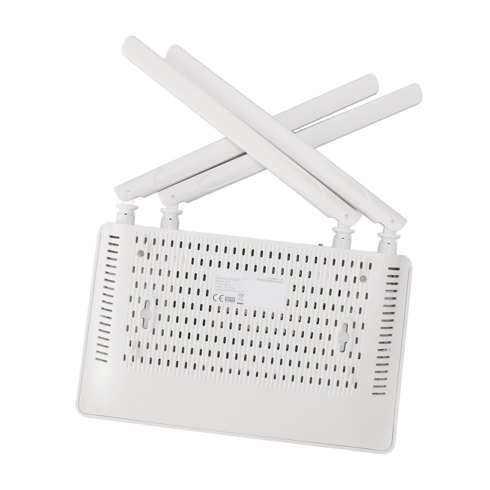 Dwuzakresowy Router Wi-Fi, AC1200 1200 Mb/s, 100–240 V, łatwy w Instalacji Router Bezprzewodowy z 4 Portami Fast Ethernet dla Domu (DAUZbzp5rdyto3-12)