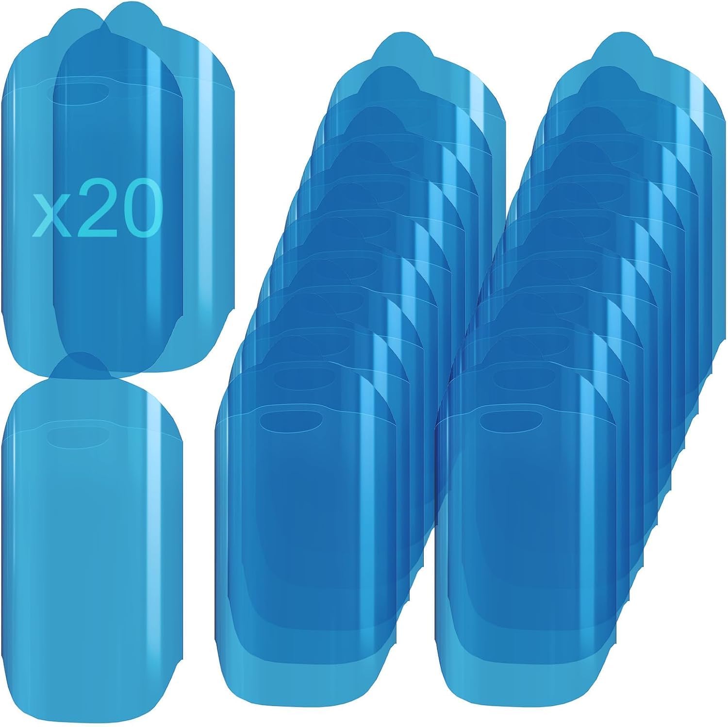 Homealexa 20 Pack Sticky Pad Refills for Fruit Fly Trap, Replacement Glue Cards for Indoor Insect & Gnat Traps, Fly Catcher Refills