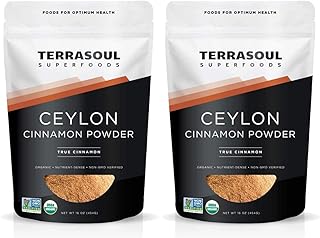 Terrasoul Superfoods Organic Ceylon Cinnamon Powder, 2 Lbs - Lab-Tested ...