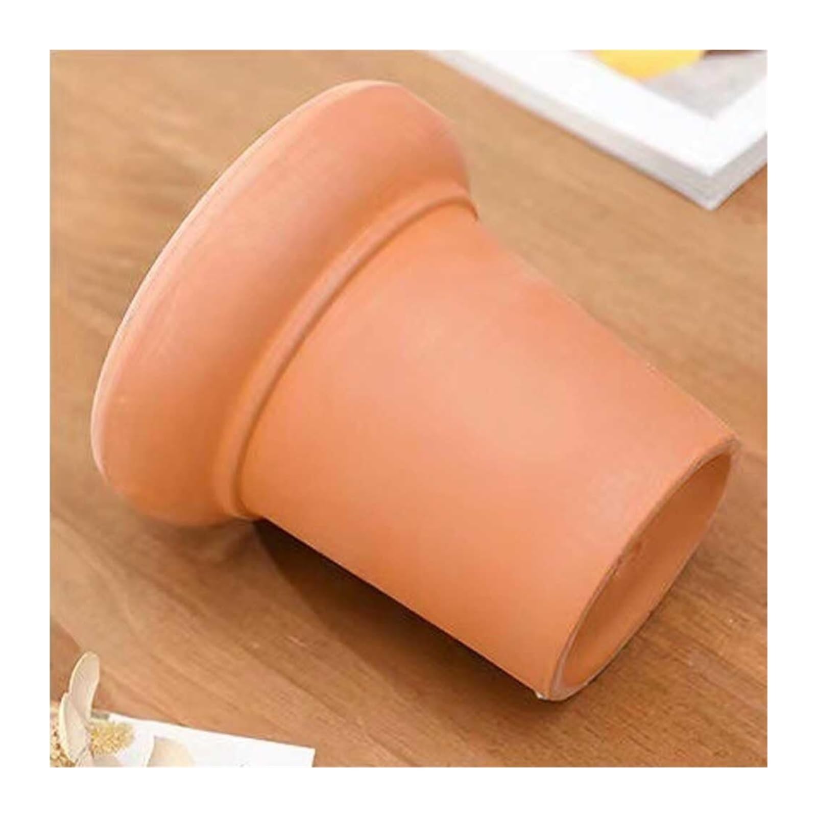 Doniczka Vintage Naturalna Terakota Oddychające Doniczki Na Kwiaty Doniczki 4 Pack Doniczka Dekoracja Ogrodowa (C)