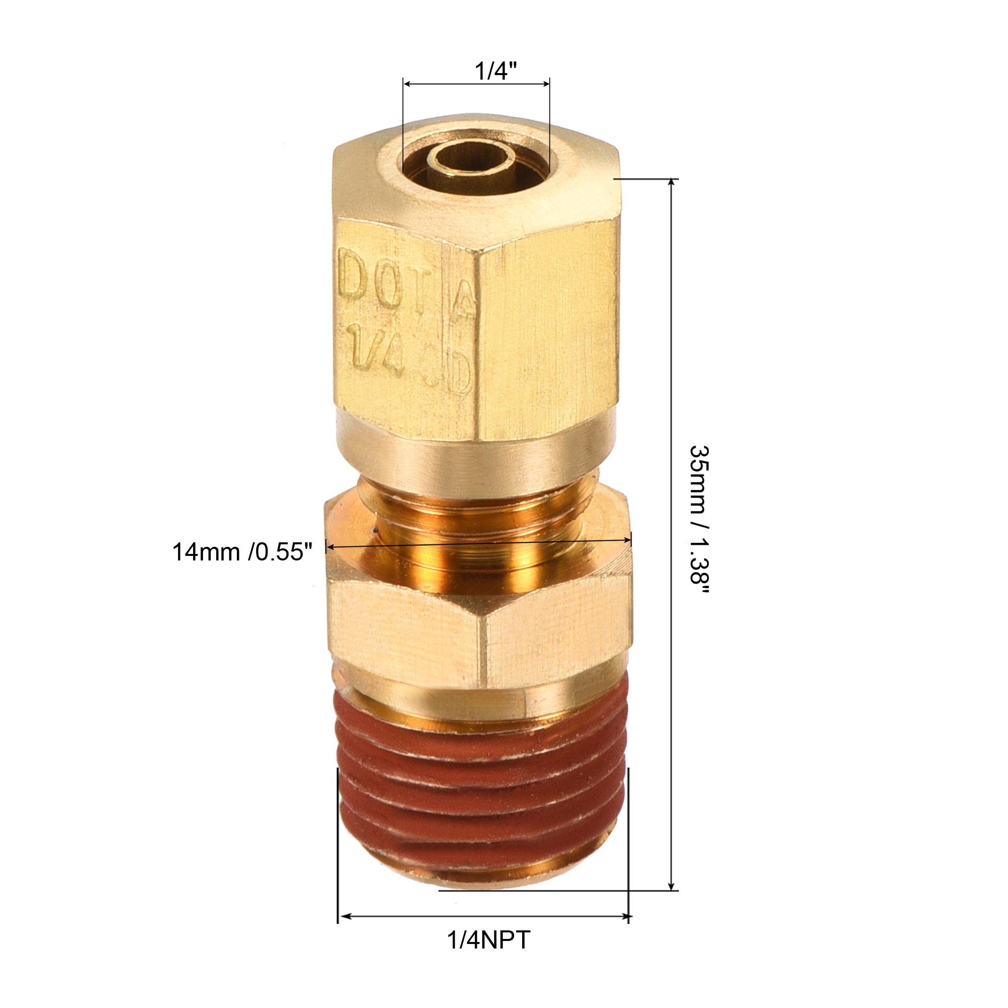Everbilt 1/4 In. OD Compression X 1/2 In. MIP Brass Adapter Fitting 800789 - The Home Depot - Foto 9
