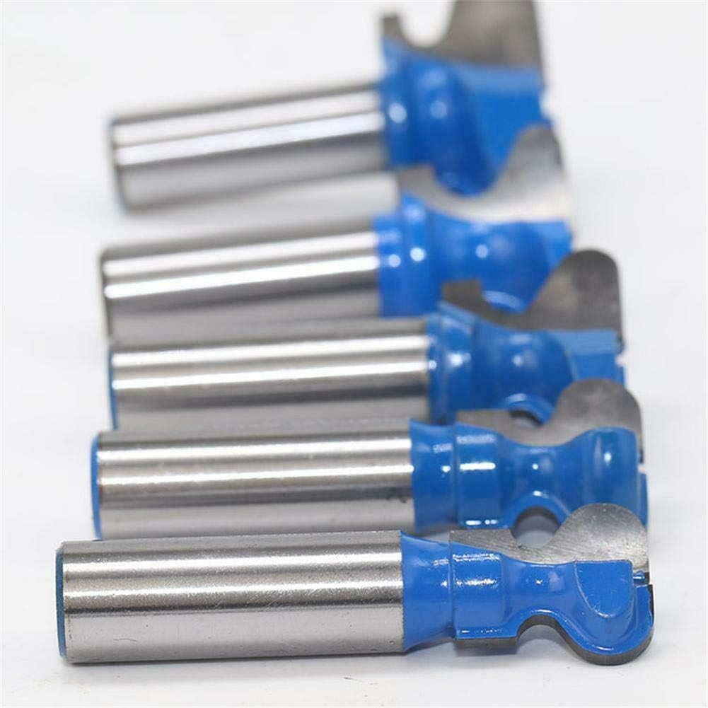 End Milling Cutter Bit, 1/2" Shank, 7/8" Cutting Dia, Carbide, 1 Flute, V-Groove Cut, Router Bit