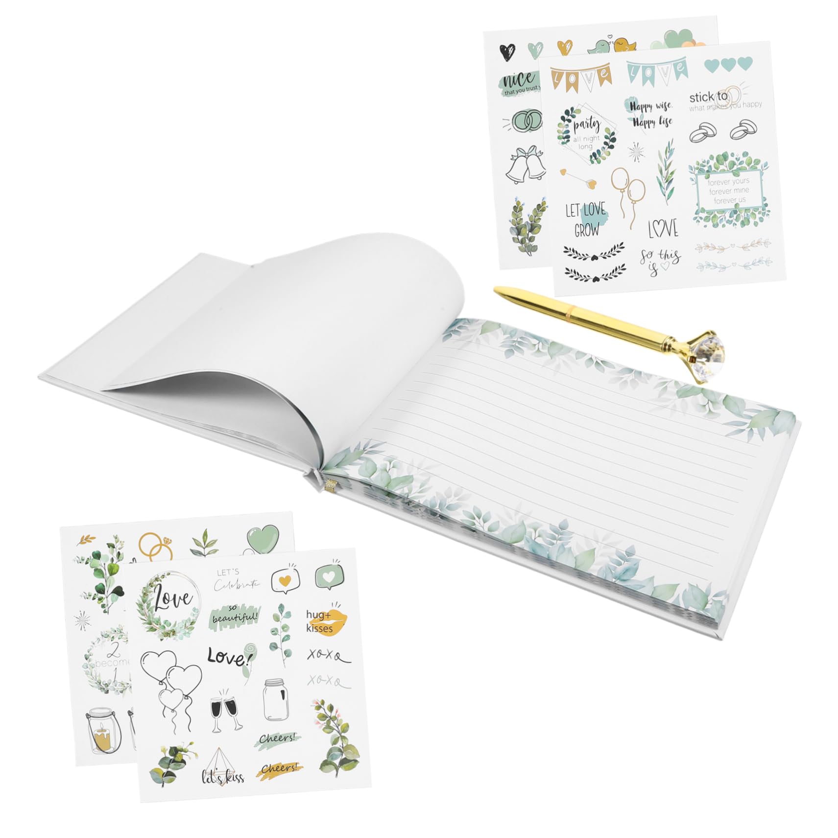 Libro Dei Ospiti Per Matrimonio Album Ritaglio Elegante Libro Delle Firme Per Ricevimenti Dei Ospiti Accessori Per Matrimoni