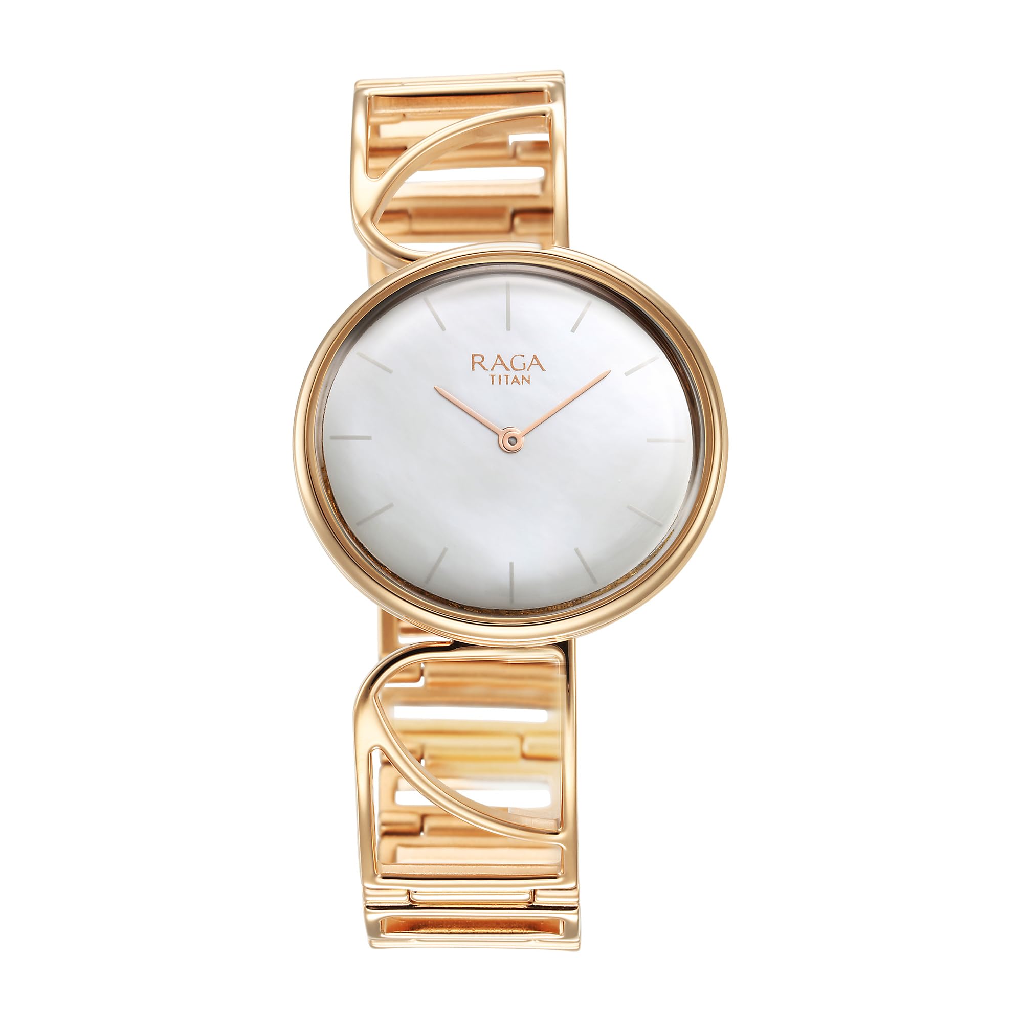 Titan Raga Power Pearls Quartz Analog Mother of Pearl Dial Metal Strap Watch for Women-NS95226WM01F (B0CLRF7X1F) Amazon Price History, Amazon Price Tracker