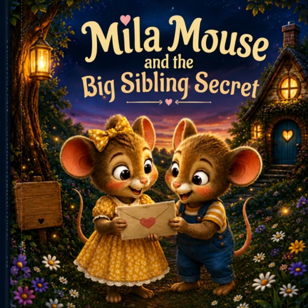 Mila Mouse and the Great Sibling Secret: A loving story about arguments, togetherness, and love between siblings