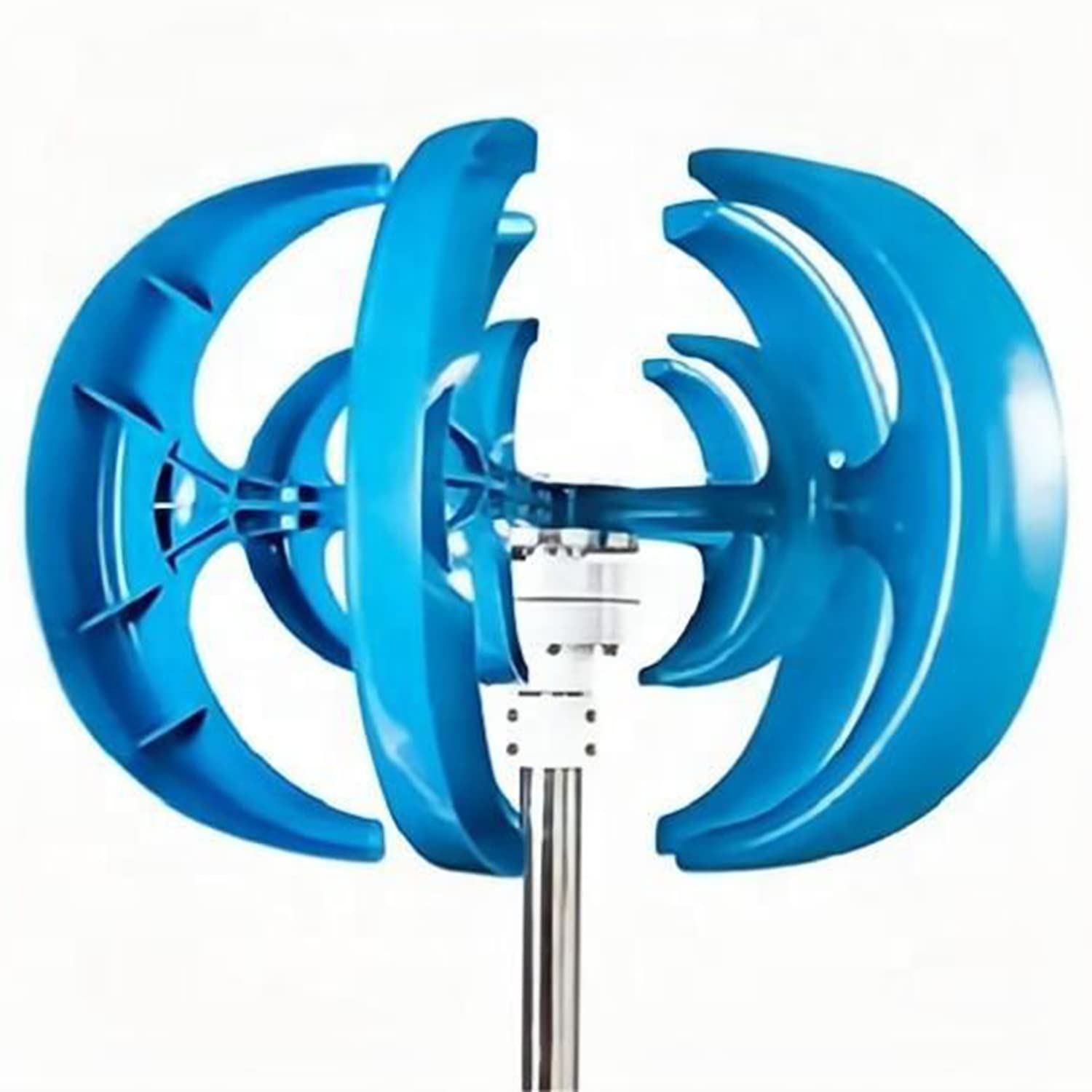 Amazon.com: AALGO Vertical Axis Wind Turbine 5 Blade Wind Solar Hybrid ...
