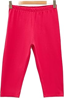 LC واكيكي بناطيل ضيقة للبنات من القطن باستك عند الخصر