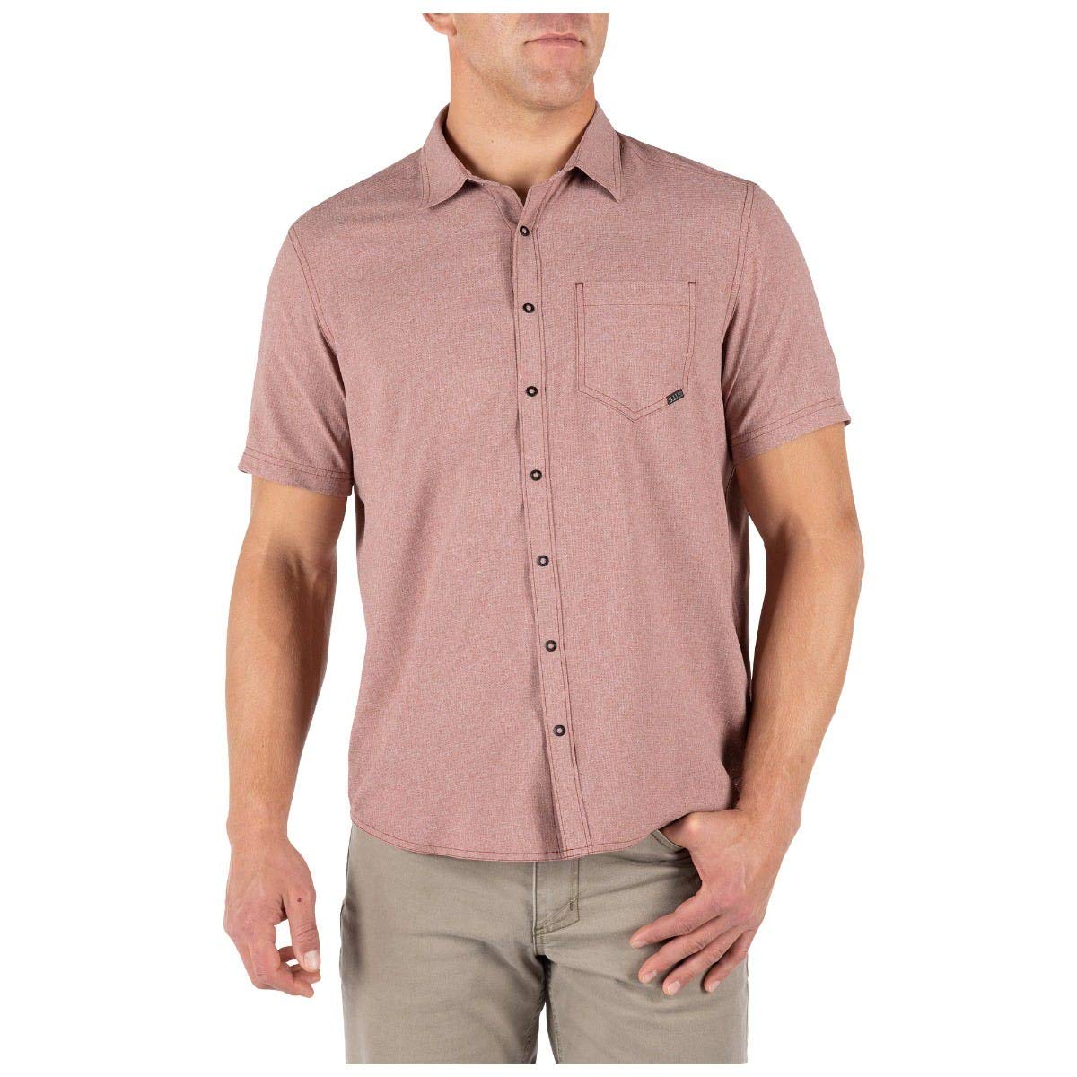 Tactical Men's Evolution Short Sleeve Shirt, Metal Ring Snaps, Style 71387