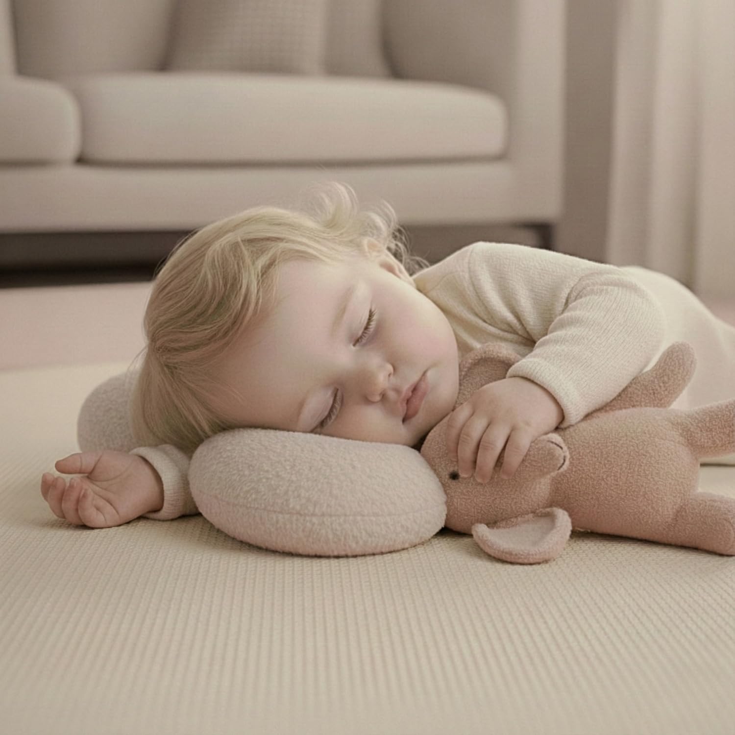 LittleTom 9-delige Baby Speelmat vanaf de Eerste Maand - 30x30 cm EVA Foam Tegels - Opvouwbare Kruipmat met Antislip Oppervlak - Zachte Kruipdeken en Puzzle Vloermat voor de Kinderkamer en Babykamer