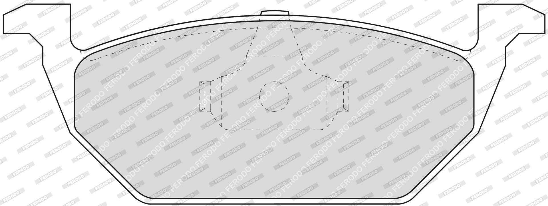 FERODO Kit pastiglie freni Anteriore non predisposto per visualizzazione avviso usura senza accessori FDB1094 Compatibilità con VW Polo Hatchback 6R1, 6C1 Golf 4 Hatchback 1J1 POLO 9N, SEAT | Compatibile con: AUDI A1, A1 Sportback, A1 Sportback, A3, SEAT