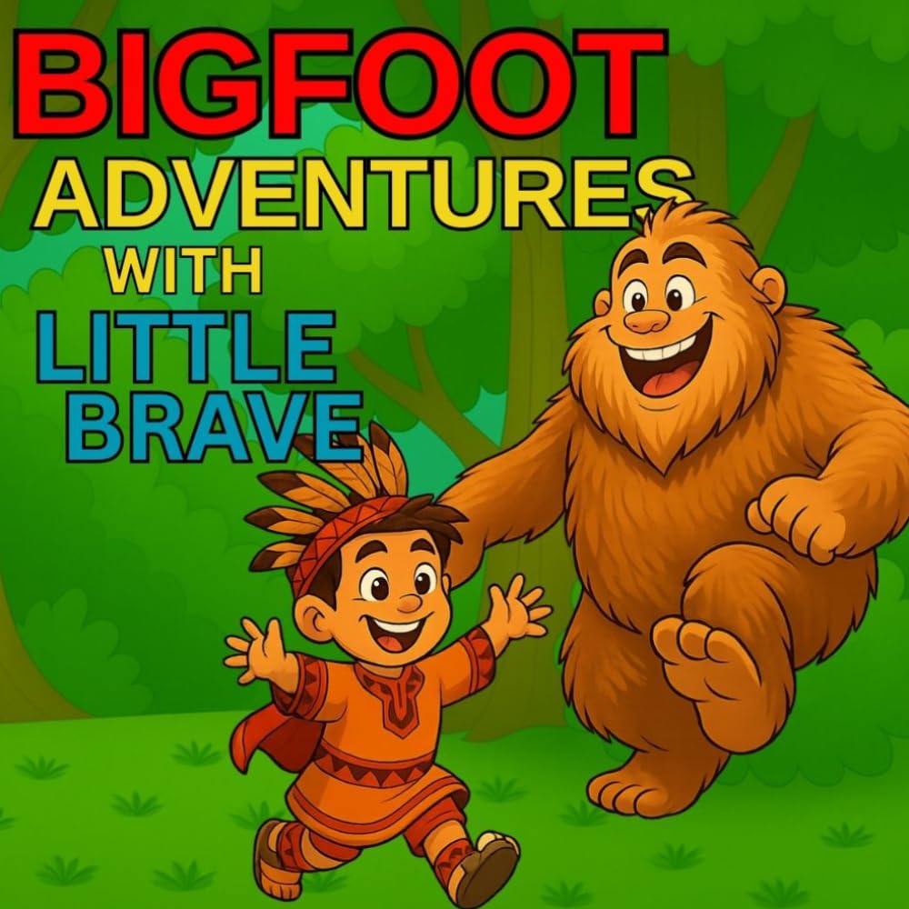 Bigfoot Adventures with Little Brave: Coloring Book