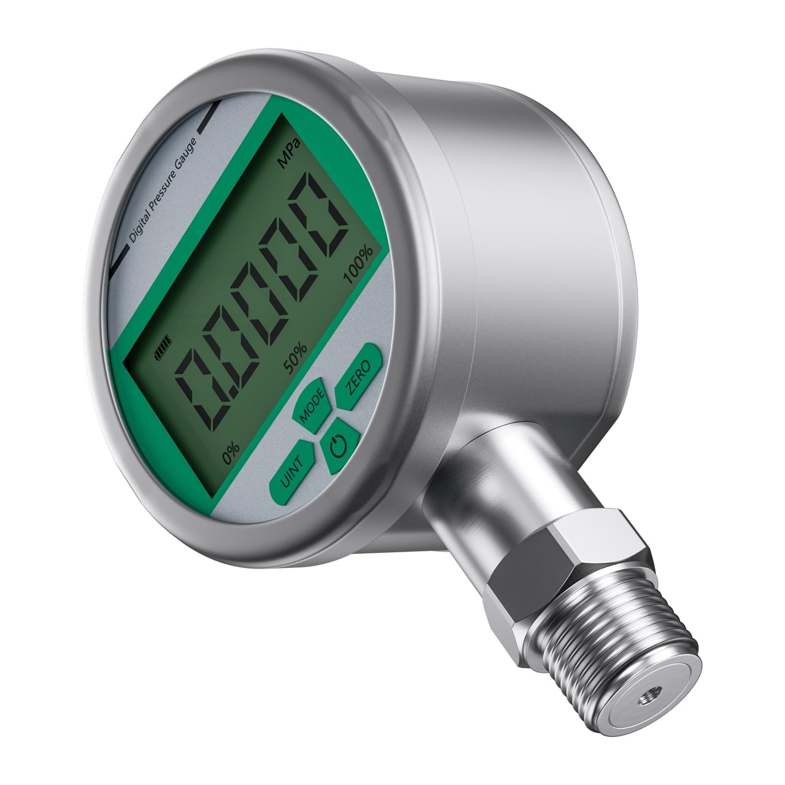 Manómetro digital 400bar 600bar manómetro 1 pieza(0.2G 80mm G1-4,-1-0 bar)
