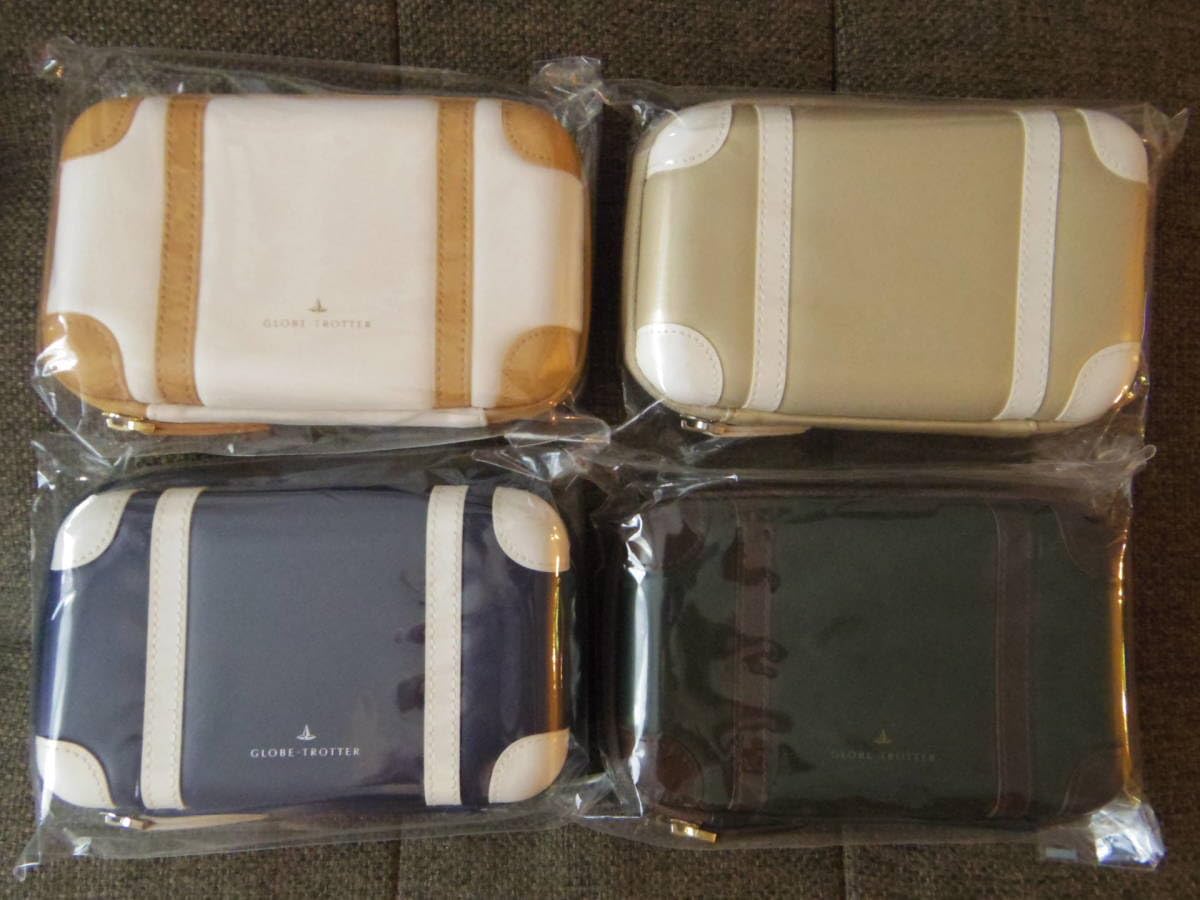 ANA アメニティグッズセット GLOBE-TROTTER グローブ トロッター グローブ・トロッターのトロリーが超小型化！ANAだけでもらえる