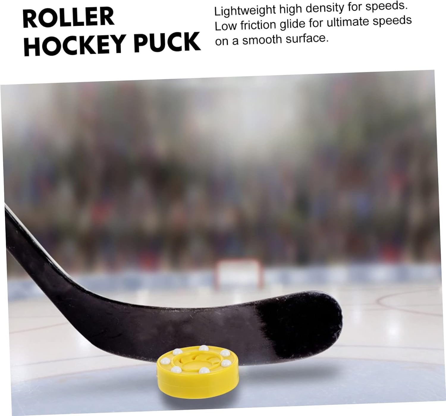 Hemoton Professional Dry Land Roller Hockey Puck Training Puck for Men and Women High-Density Design for Practicing Street Hockey Sturdy Game Accessory