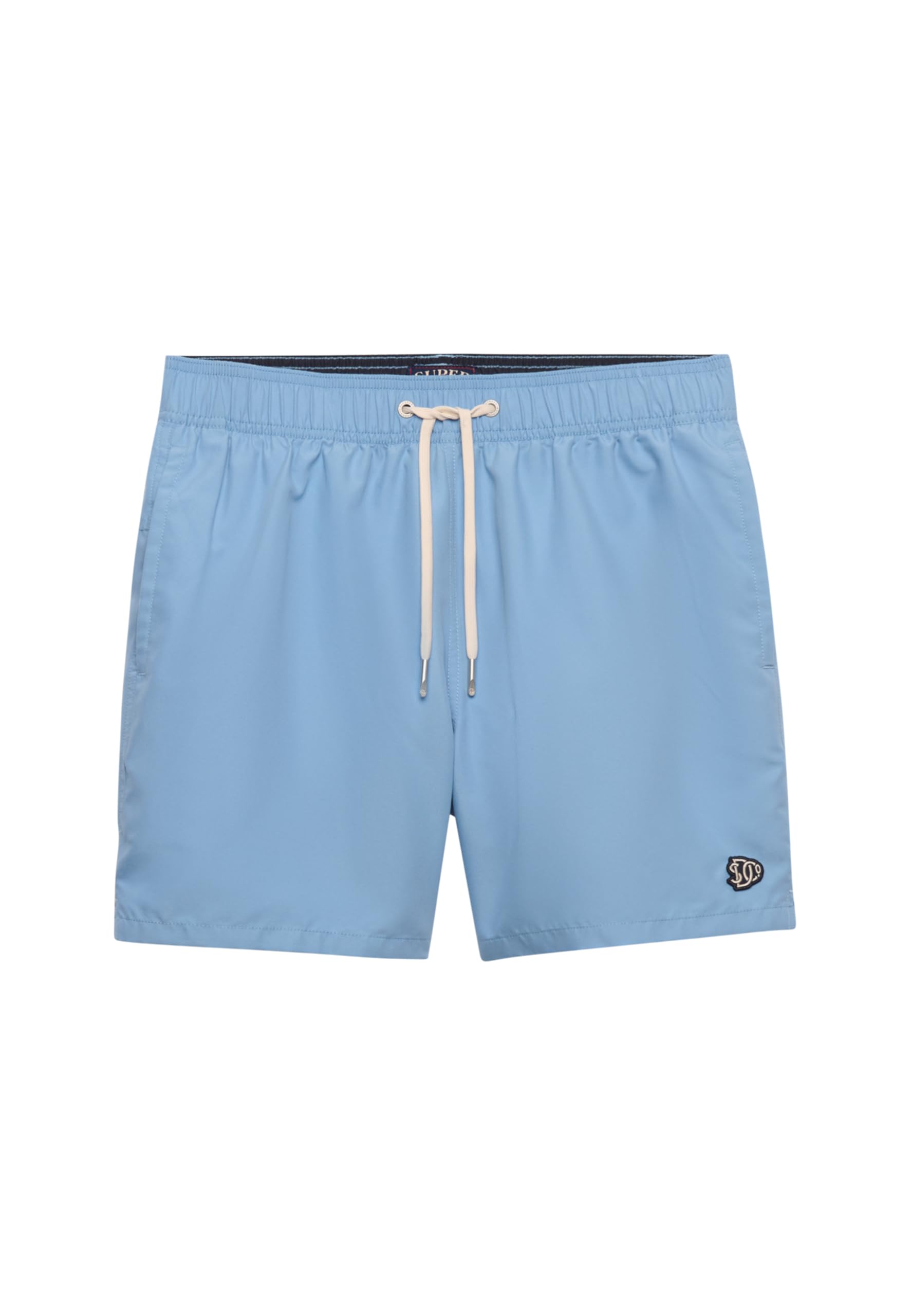 Superdry Unisex Endless Sky Blue Embroidered Logo 15 Swim Short Briefs, Xl
