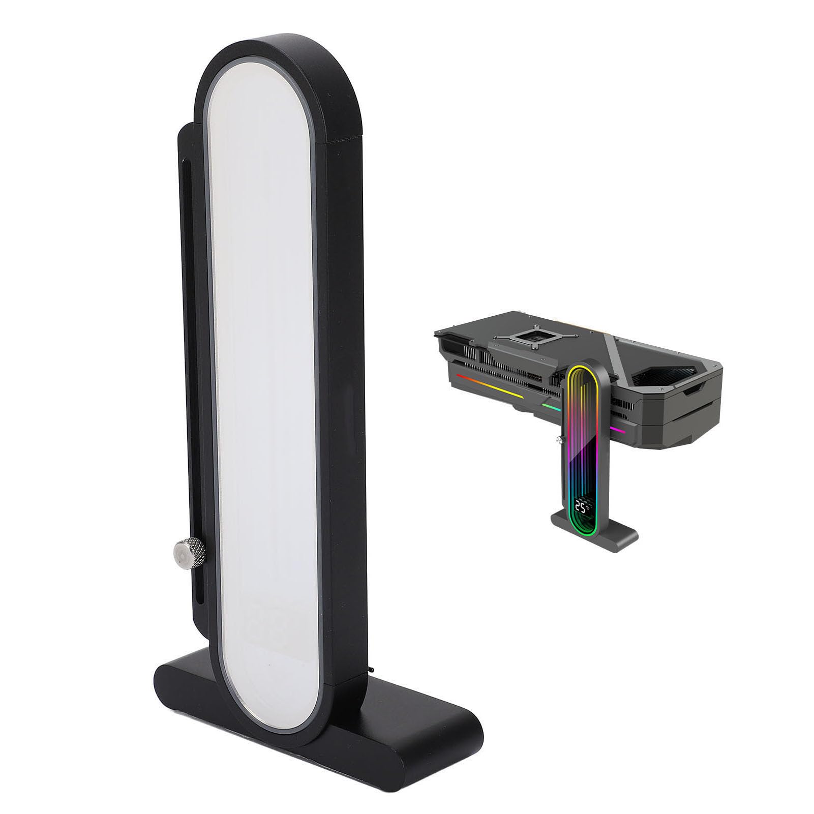 Dpofirs Graphics Card RGB Light, Graphics Card Vertical Kickstand/Base ...