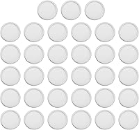 Vista 1 de PATIKIL Discos de encuadernación de libros de plástico de 0.945 in, paquete de 33 discos de expansión de disco redondos para planificador de Blanco