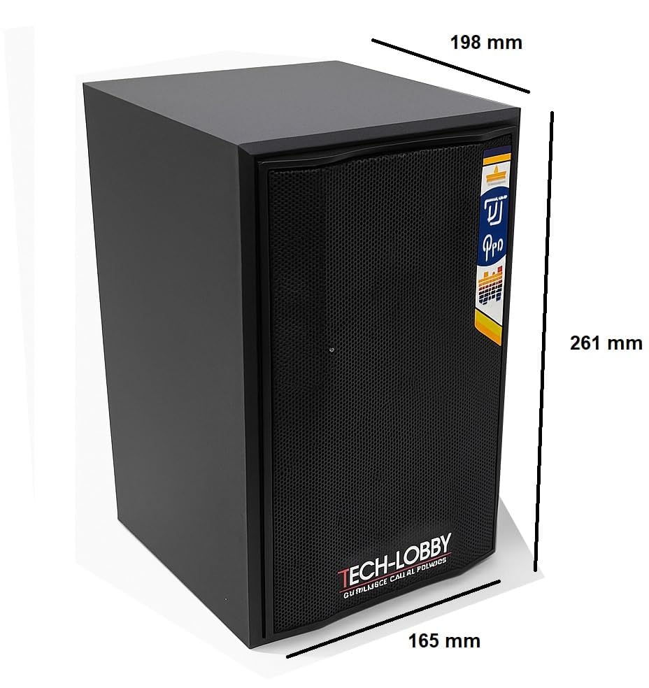 Image of Premium Passive Bookshelf Speaker 80W | Big Magnet Woofer | Compact Home Audio & Studio Monitor Sound