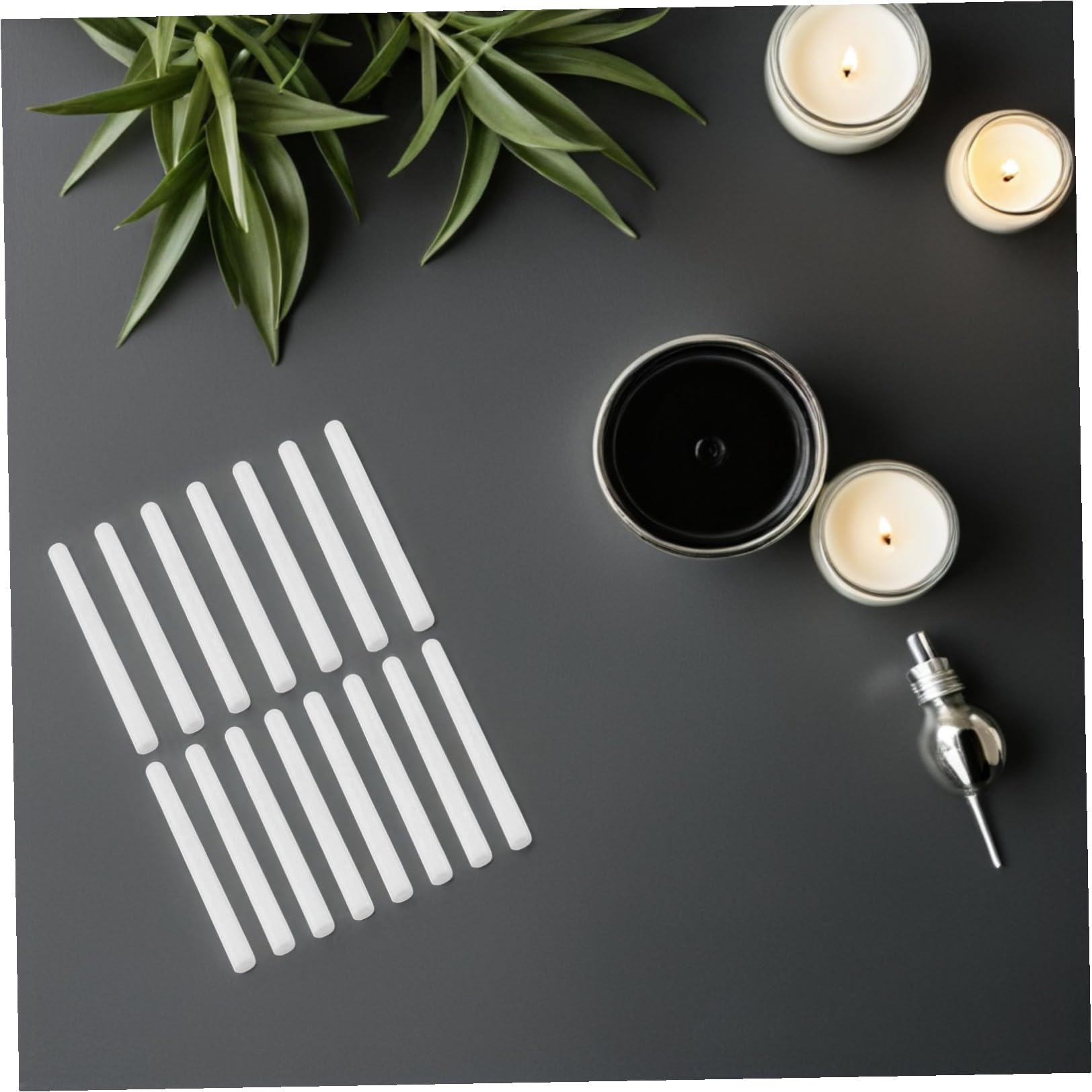 Zerodeko Bastoncini di Cotone Assorbente per Diffusore di Oli Essenziali, Set da 15 Pezzi per Aromaterapia senza Fiamma, Bastoncini Volatili Sostituibili per Profumazione Ambientale Sicura