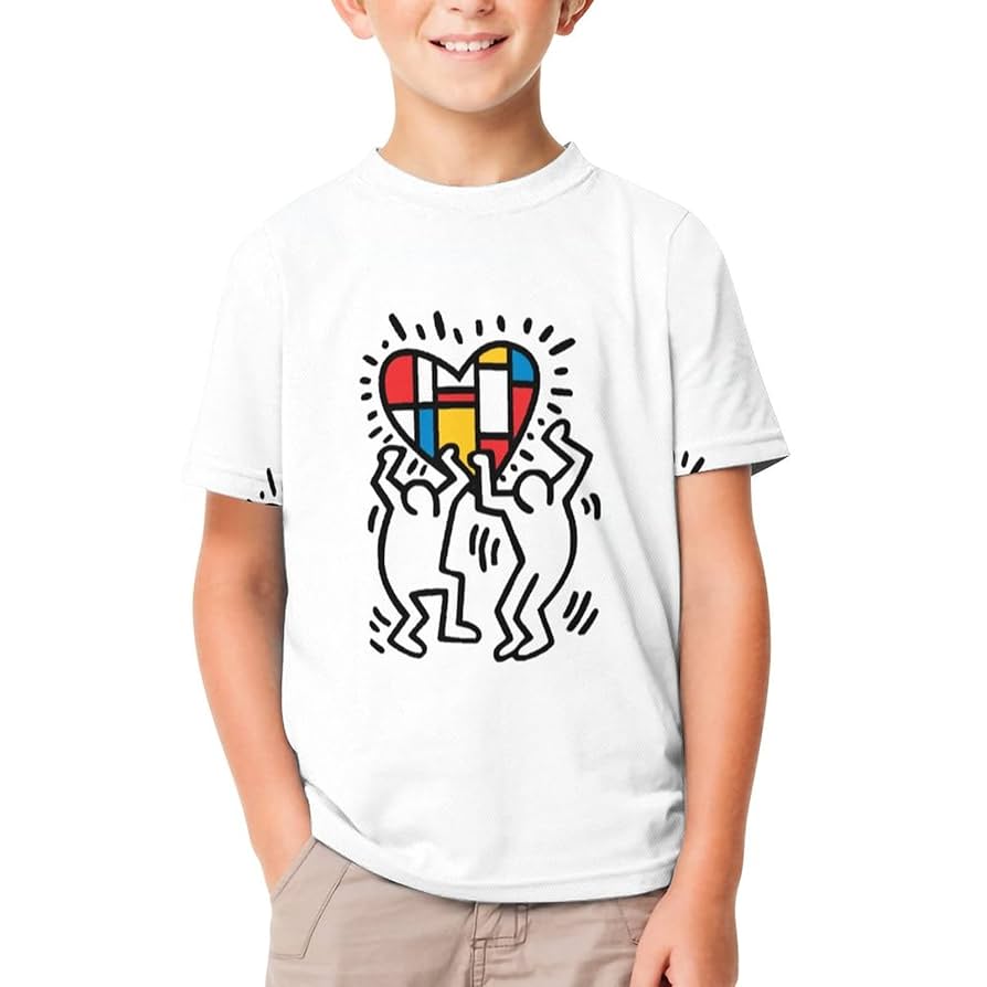 Amazon.co.jp: キース ヘリング キッズ Tシャツ 半袖 女の子