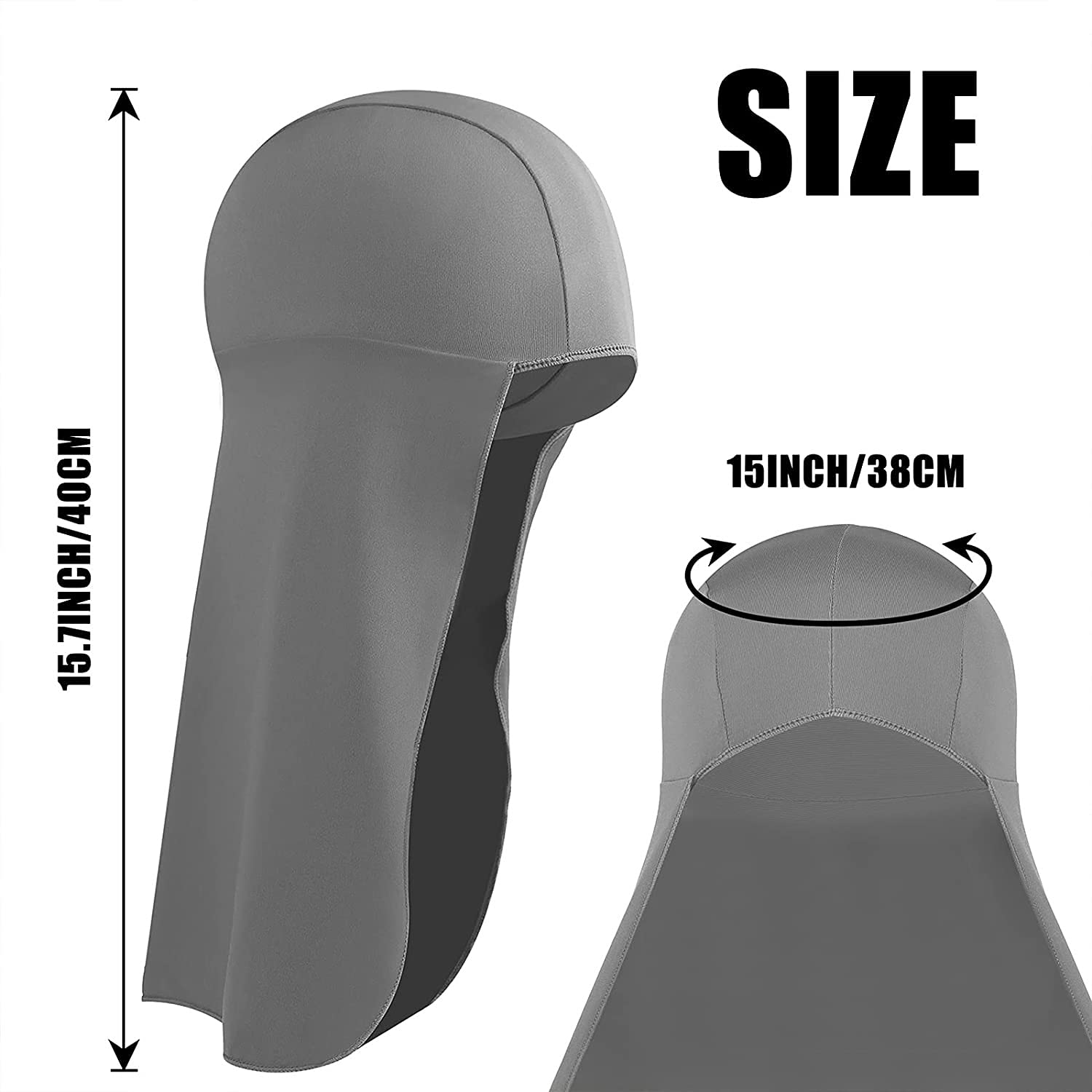 3 piezas de forro de casco duro con solapa para el cuello, gorras de calavera refrescantes, forro que absorbe el sudor con parasol para casco