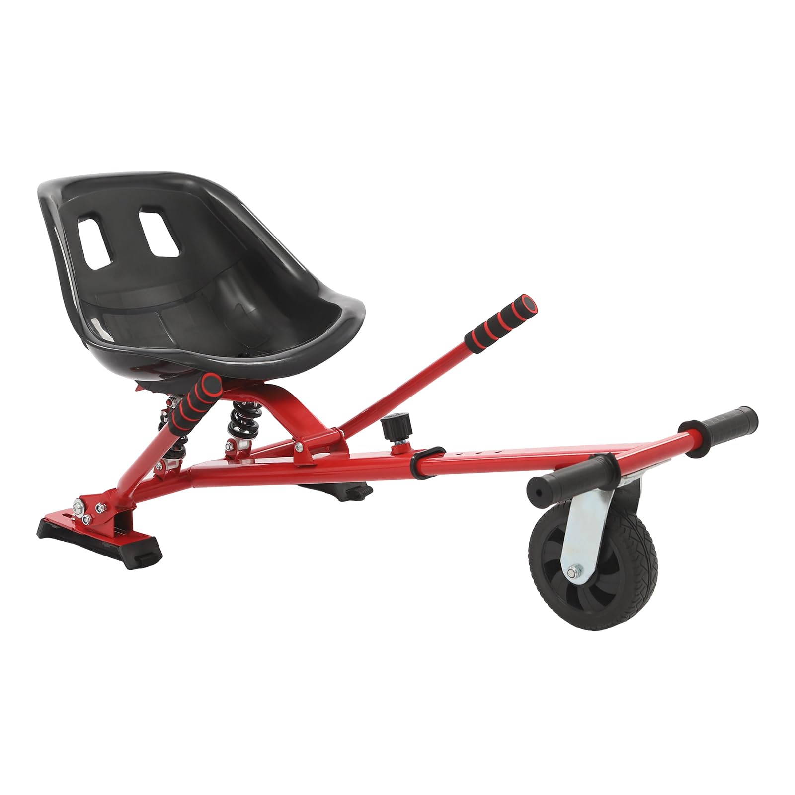 Hovercart para todos los hoverboards de 6,5" a 10", asiento para autoequilibrio, patinete de equilibrio con fijación de asiento de hoverboard, longitud de marco ajustable, asiento de hoverboard