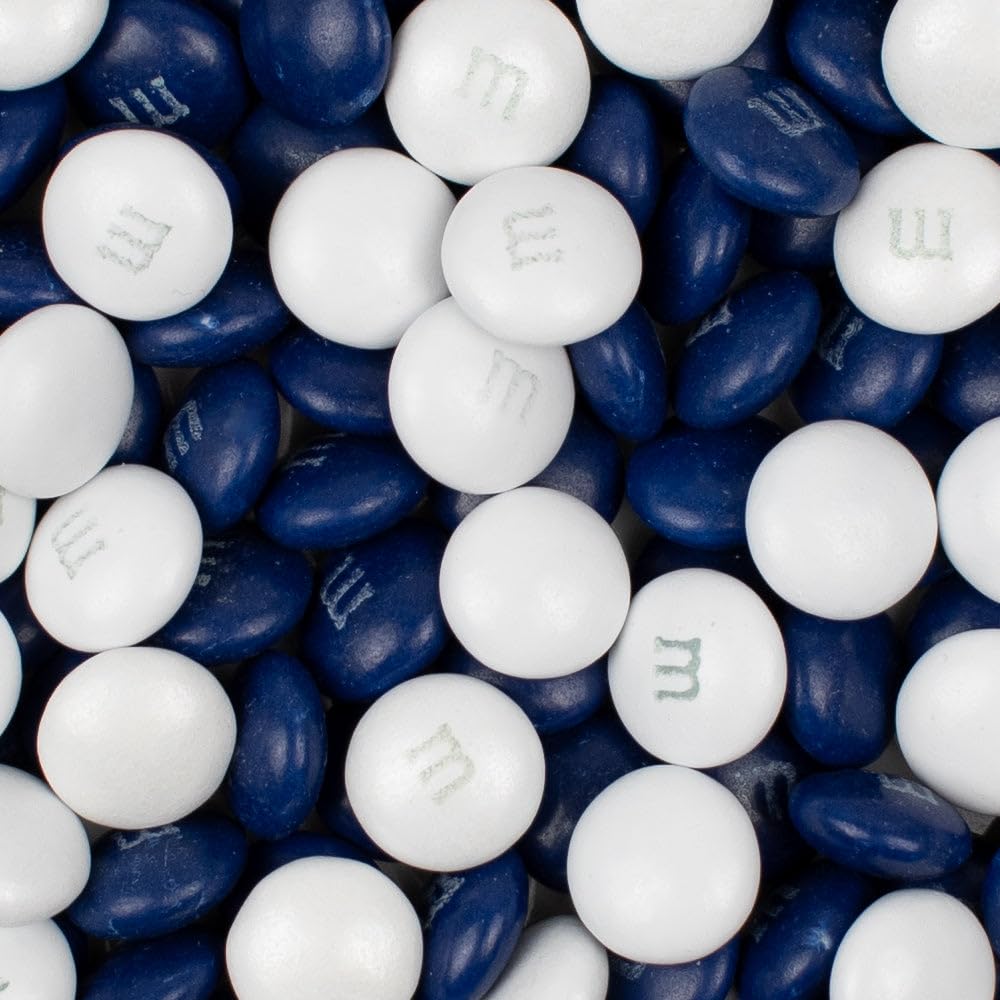 1.5 lbs Dark Blue & Orange M&Ms Milk Chocolate Candy